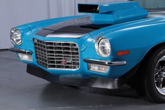 1973 Blue Chevrolet Camaro --