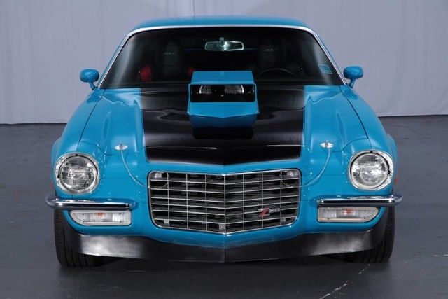 1973 Blue Chevrolet Camaro --