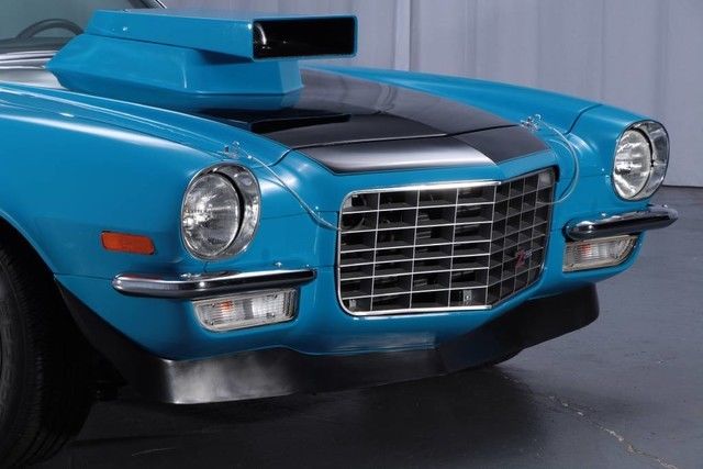 1973 Blue Chevrolet Camaro --