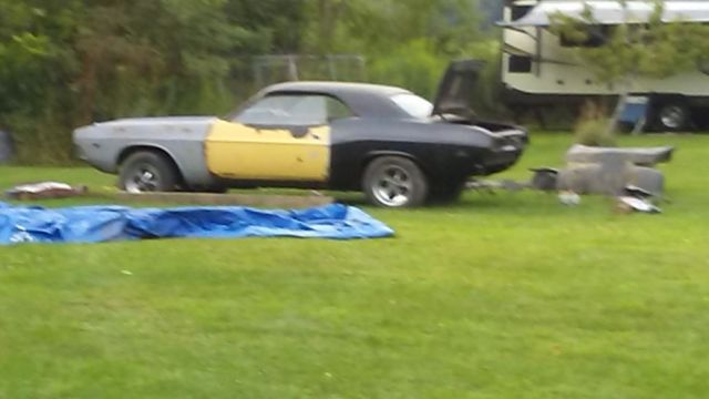 1974 Yellow Dodge Challenger Coupe