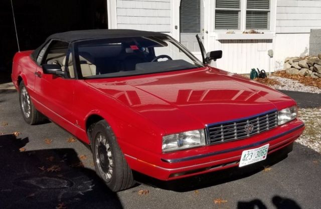 1991 Red Cadillac Allante Coupe