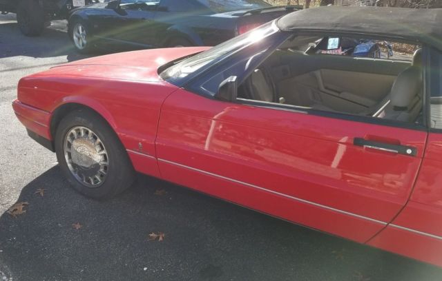 1991 Red Cadillac Allante Coupe