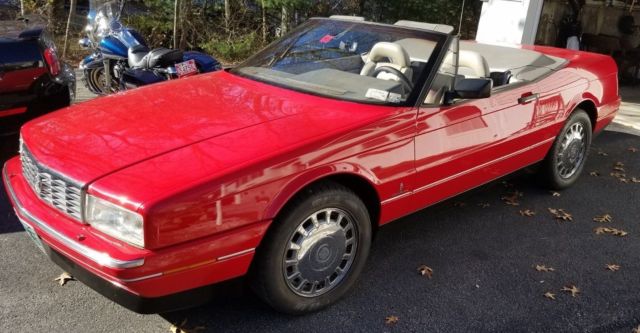 1991 Red Cadillac Allante Coupe