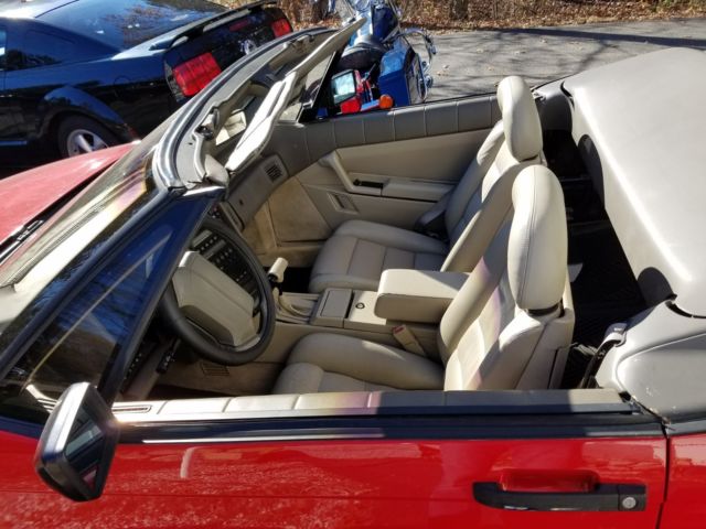 1991 Red Cadillac Allante Coupe