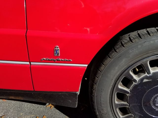 1991 Red Cadillac Allante Coupe