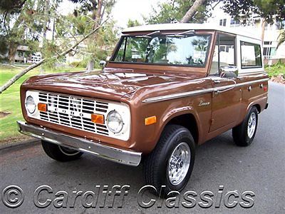 1975 Brown Ford Bronco Pickup Truck