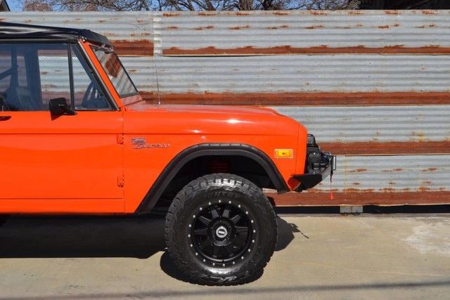 1975 Orange Ford Bronco SUV