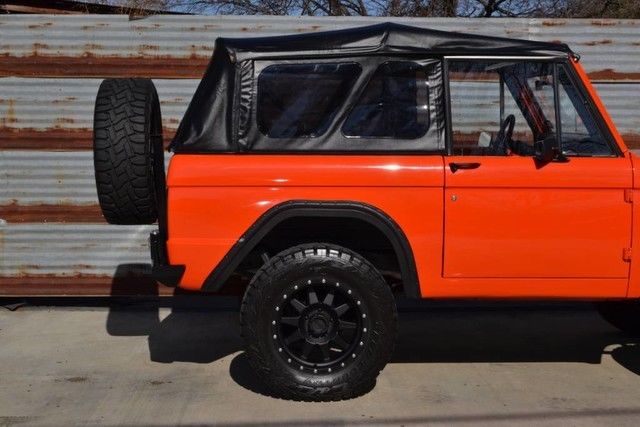 1975 Orange Ford Bronco SUV