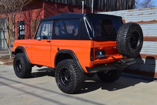 1975 Orange Ford Bronco SUV