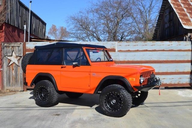 1975 Orange Ford Bronco SUV