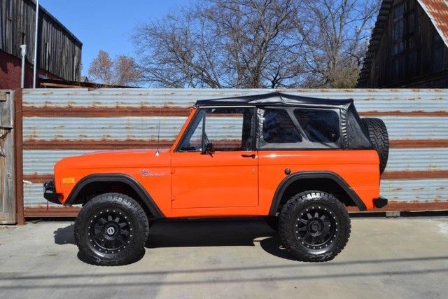 1975 Orange Ford Bronco SUV
