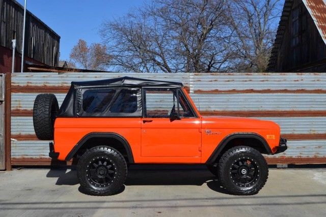 1975 Orange Ford Bronco SUV