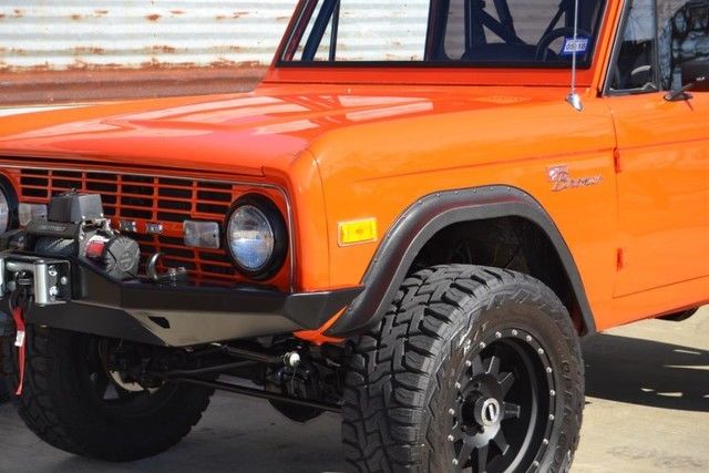 1975 Orange Ford Bronco SUV