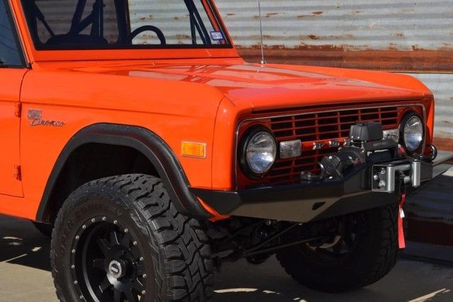1975 Orange Ford Bronco SUV