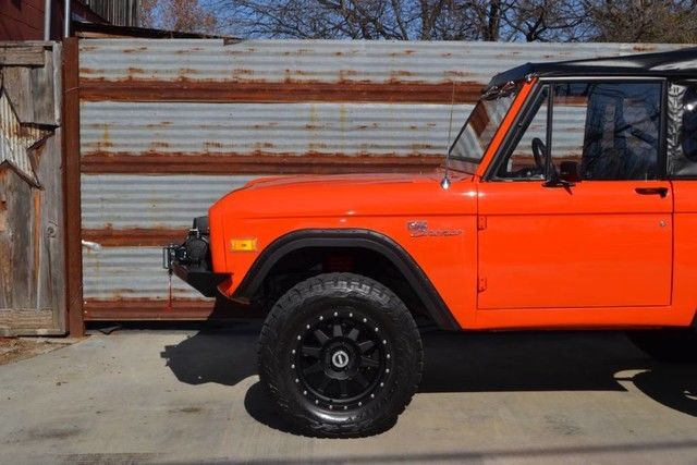 1975 Orange Ford Bronco SUV