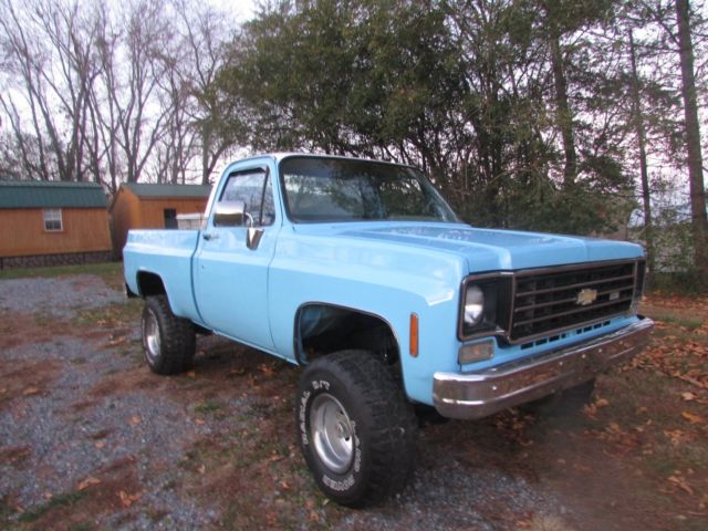 1975 Blue Chevrolet C/K Pickup 1500 Standard Cab Pickup