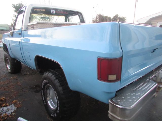 1975 Blue Chevrolet C/K Pickup 1500 Standard Cab Pickup