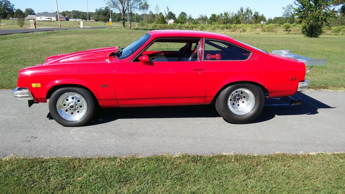 1975 Red Chevrolet Vega Hatchback