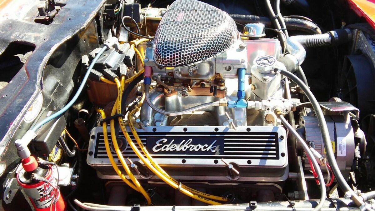 1975 Red Chevrolet Vega Hatchback