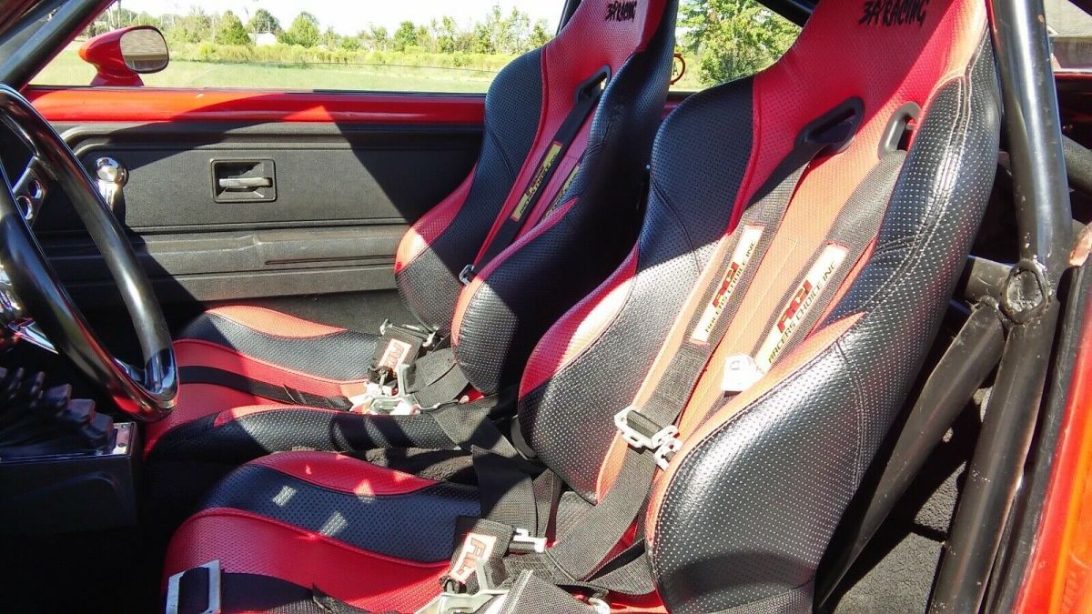 1975 Red Chevrolet Vega Hatchback