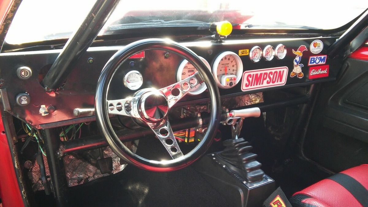 1975 Red Chevrolet Vega Hatchback