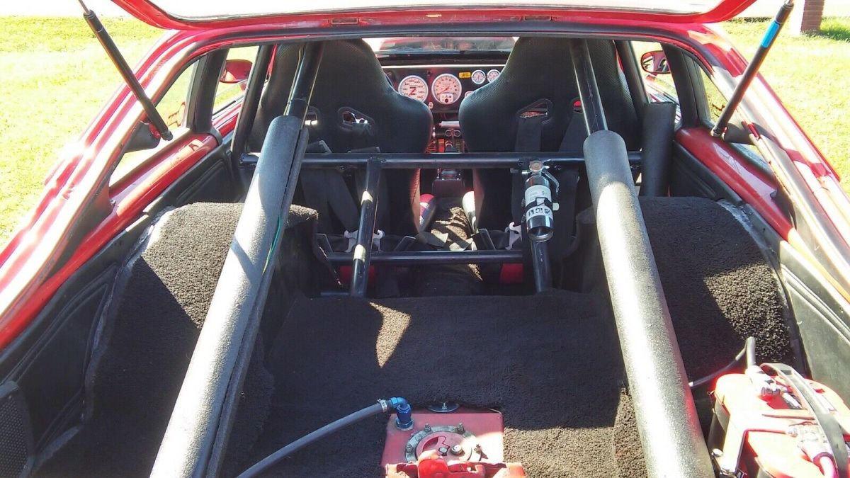 1975 Red Chevrolet Vega Hatchback