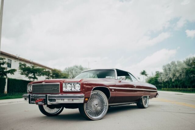 1975 DARK RED Chevrolet Caprice Convertible