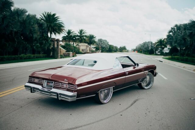 1975 DARK RED Chevrolet Caprice Convertible