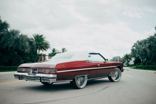 1975 DARK RED Chevrolet Caprice Convertible