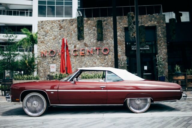 1975 DARK RED Chevrolet Caprice Convertible