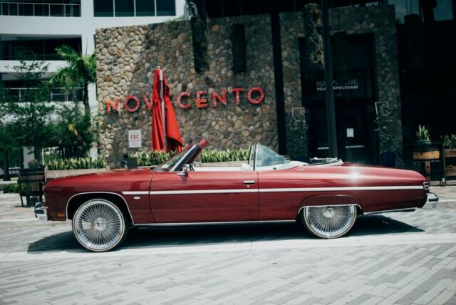 1975 DARK RED Chevrolet Caprice Convertible