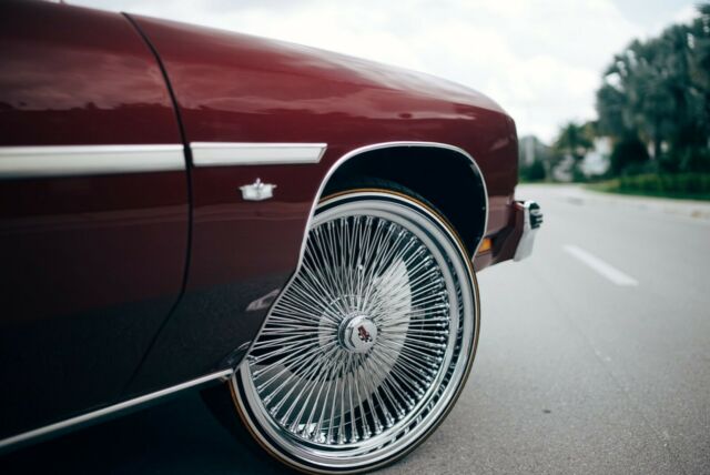 1975 DARK RED Chevrolet Caprice Convertible