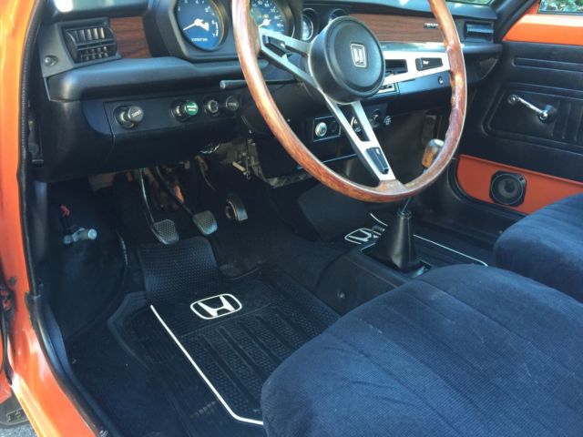 1975 Orange Honda Civic Hatchback
