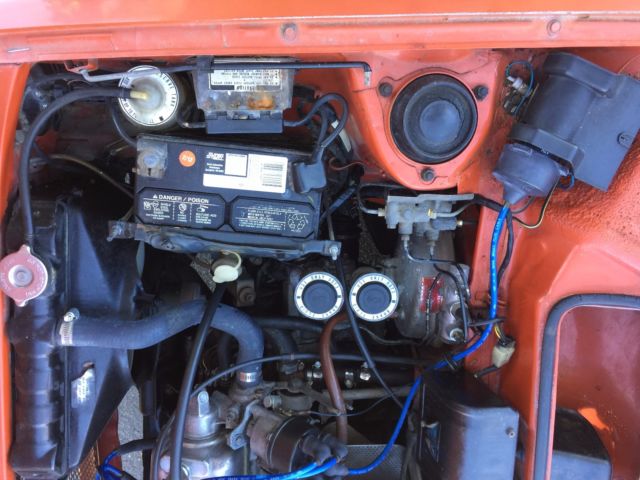 1975 Orange Honda Civic Hatchback