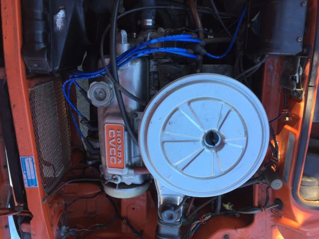 1975 Orange Honda Civic Hatchback