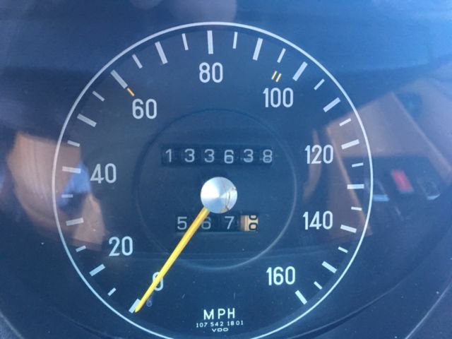 1975 Red Mercedes-Benz SL-Class Convertible