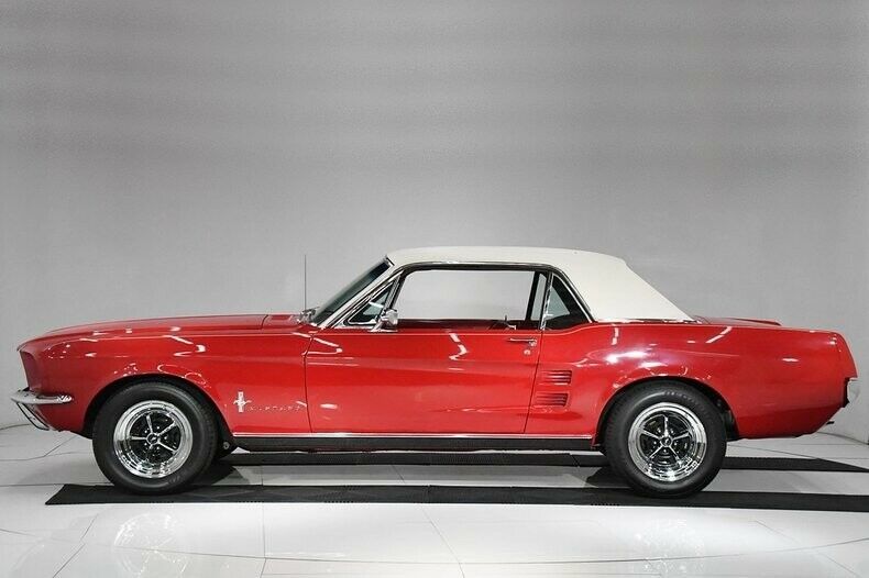 1967 Red Ford Mustang Hardtop