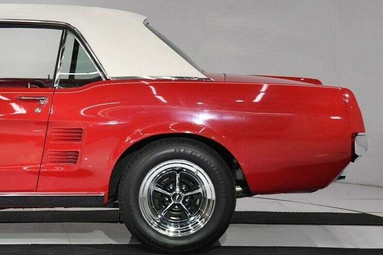 1967 Red Ford Mustang Hardtop