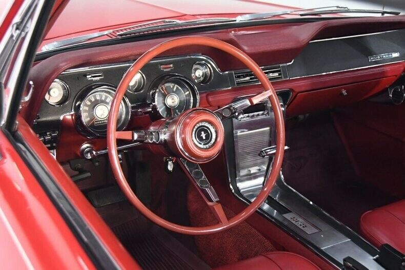1967 Red Ford Mustang Hardtop