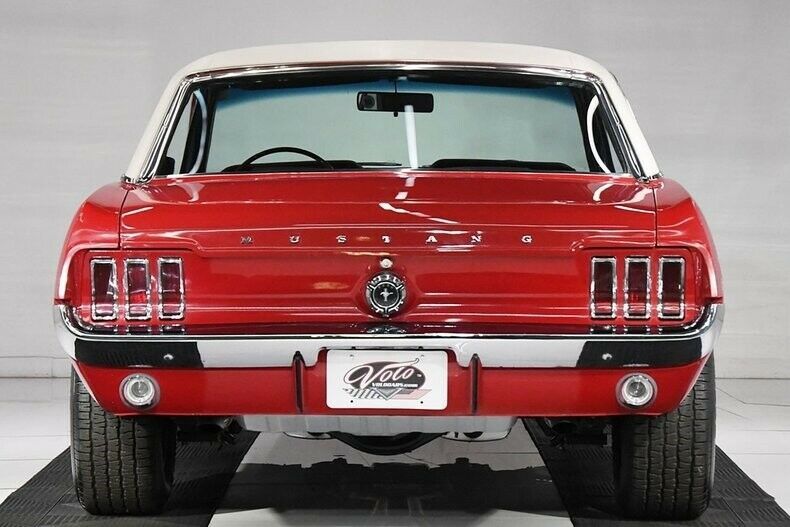 1967 Red Ford Mustang Hardtop