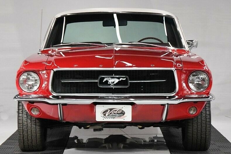 1967 Red Ford Mustang Hardtop