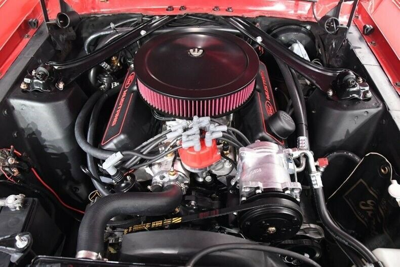 1967 Red Ford Mustang Hardtop