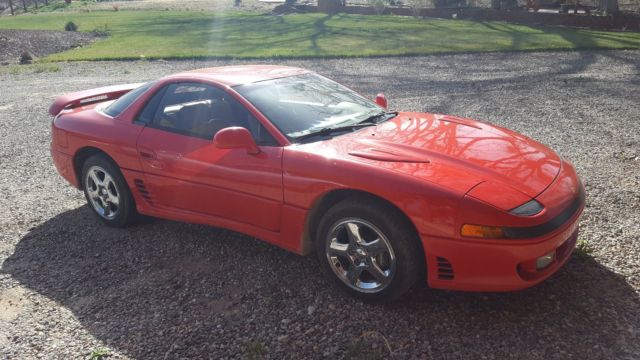 1993 Red Mitsubishi 3000GT Coupe
