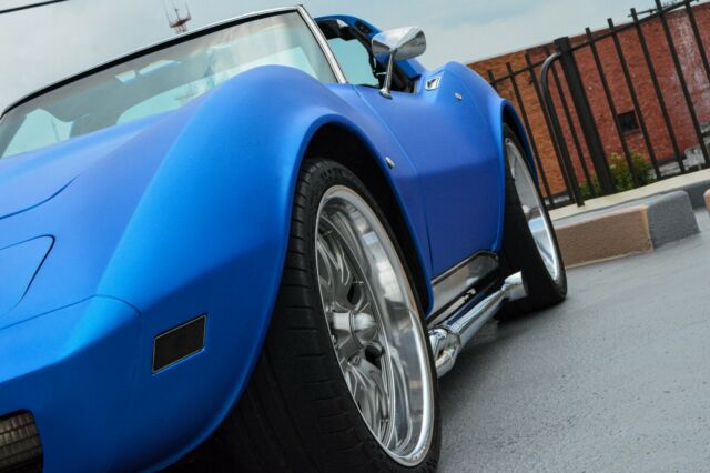 1975 Blue Chevrolet Corvette Coupe