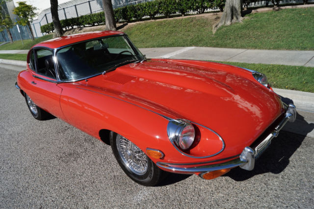 1969 Red Jaguar XKE E-Type Series II Coupe