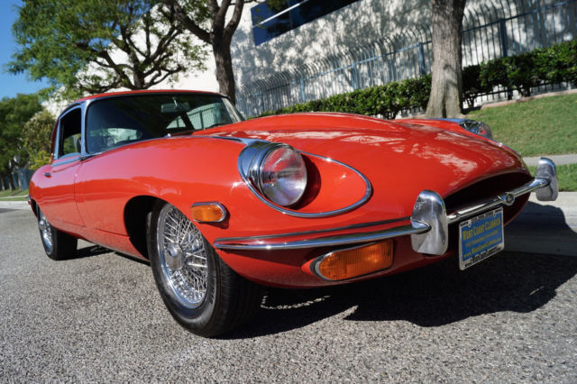 1969 Red Jaguar XKE E-Type Series II Coupe