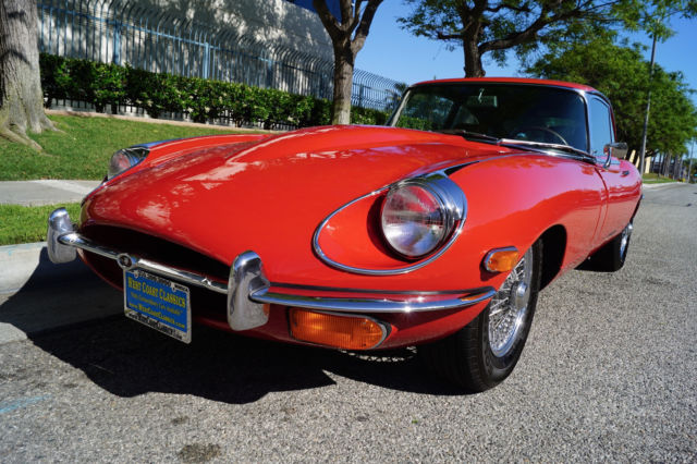 1969 Red Jaguar XKE E-Type Series II Coupe