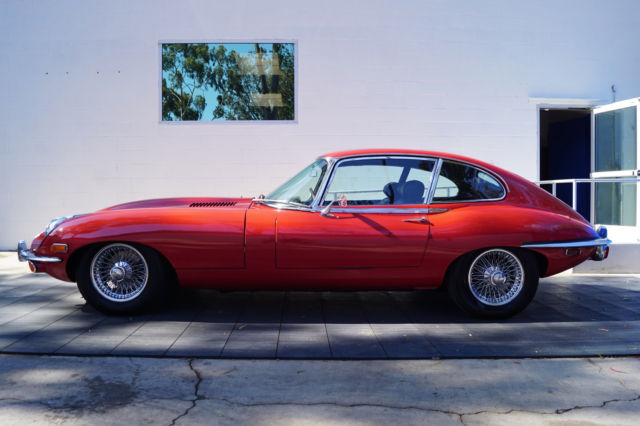 1969 Red Jaguar XKE E-Type Series II Coupe