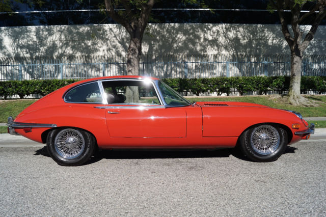 1969 Red Jaguar XKE E-Type Series II Coupe