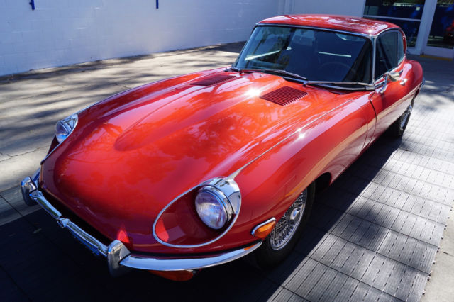 1969 Red Jaguar XKE E-Type Series II Coupe